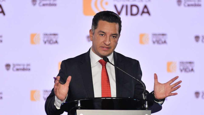 Andrés Idárraga, encargado del Ministero de Justicia