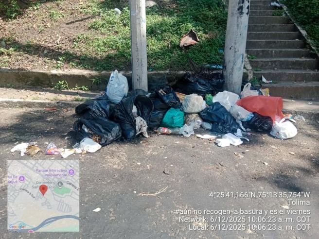 basuras en Ibagué