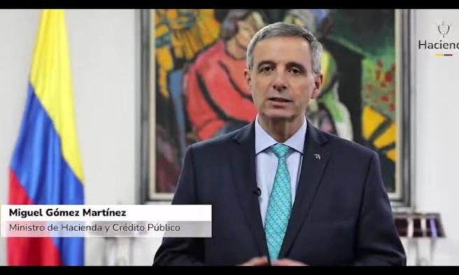 Miguel Góemz, ministro de Hacienda.