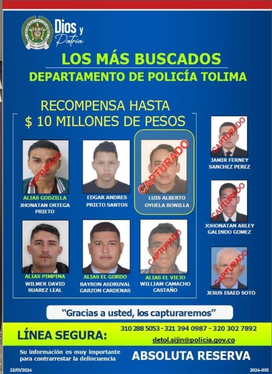 Cartel más buscados