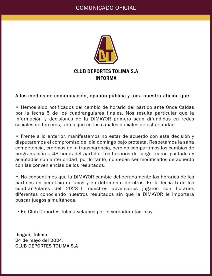 Comunicado