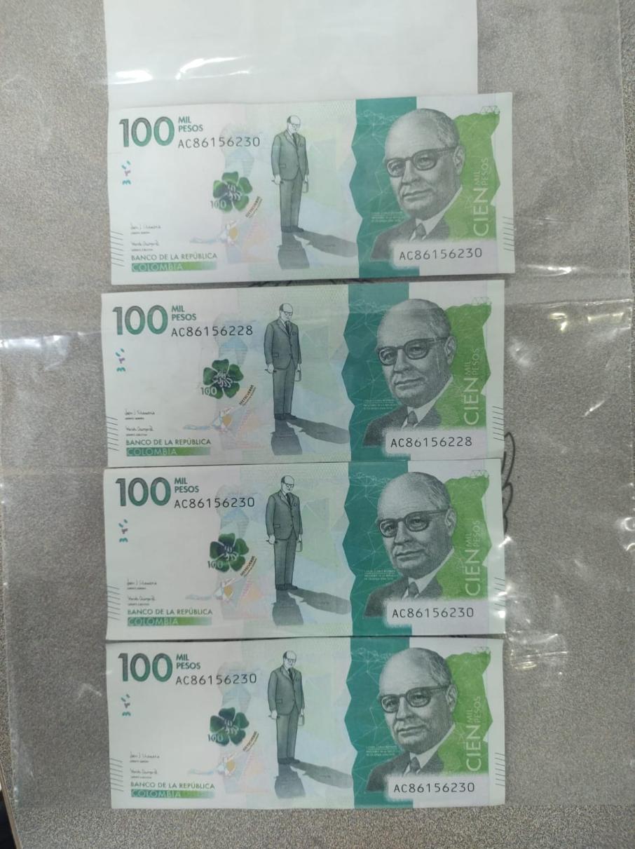 Billetes falsos