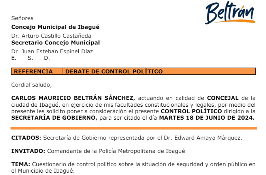 Concejo de Ibagué