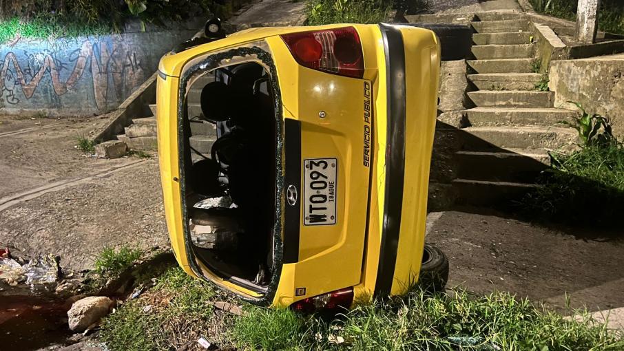 Accidente taxi
