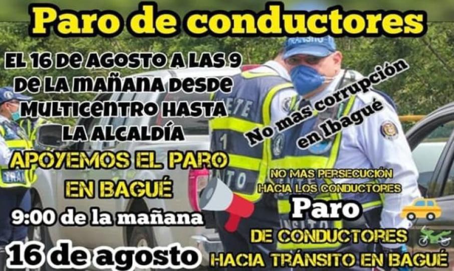 Paro conductores