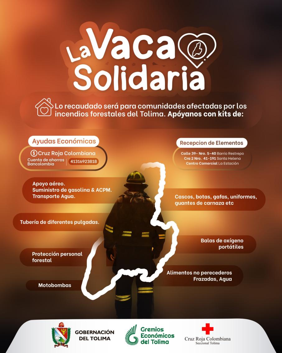 vaca solidaria incendios tolima