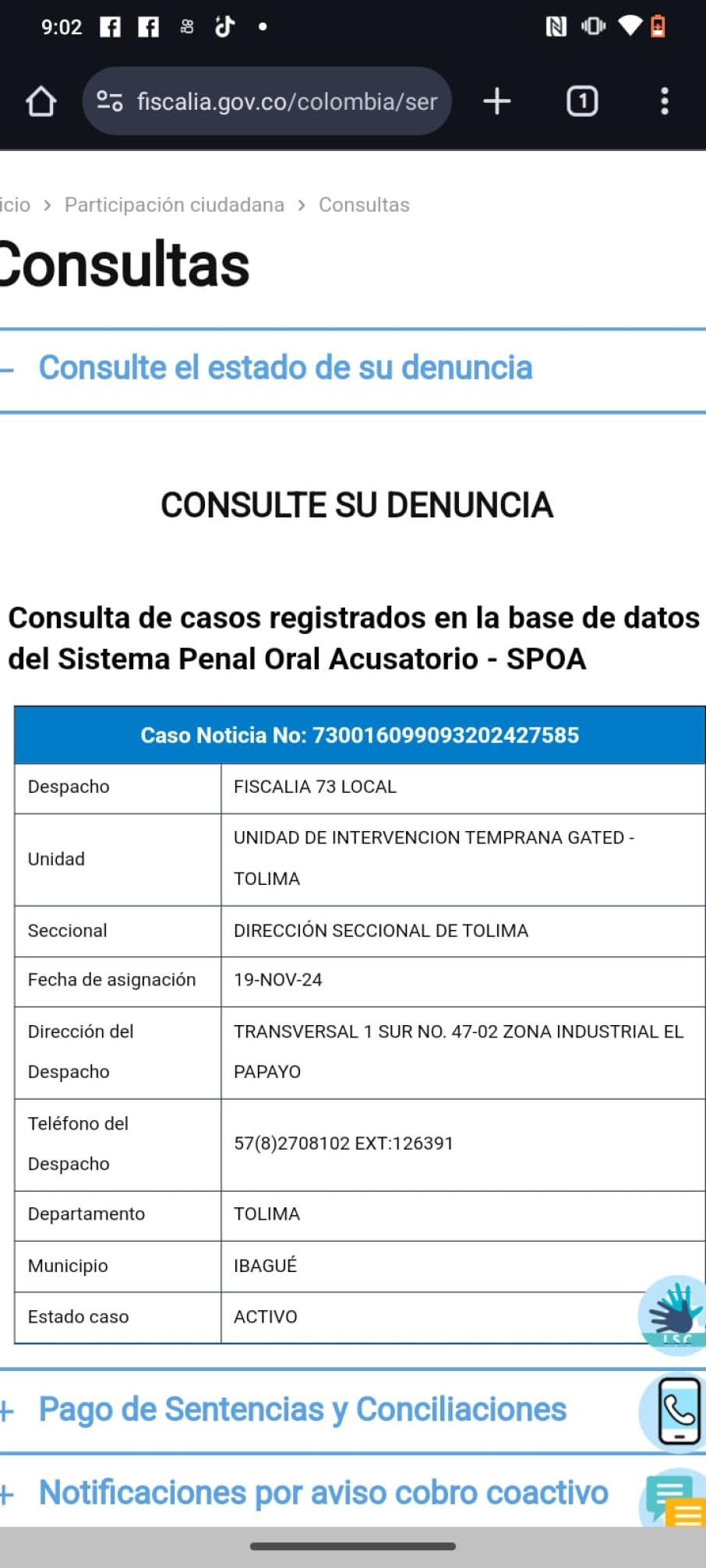 Demanda Fiscalía