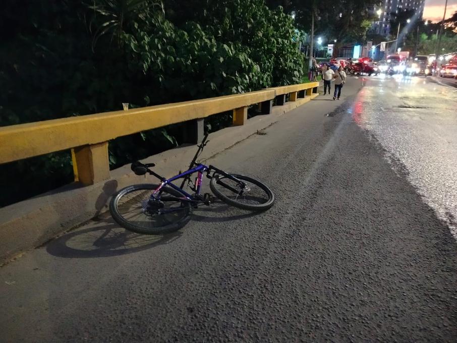 Ciclista accidentado