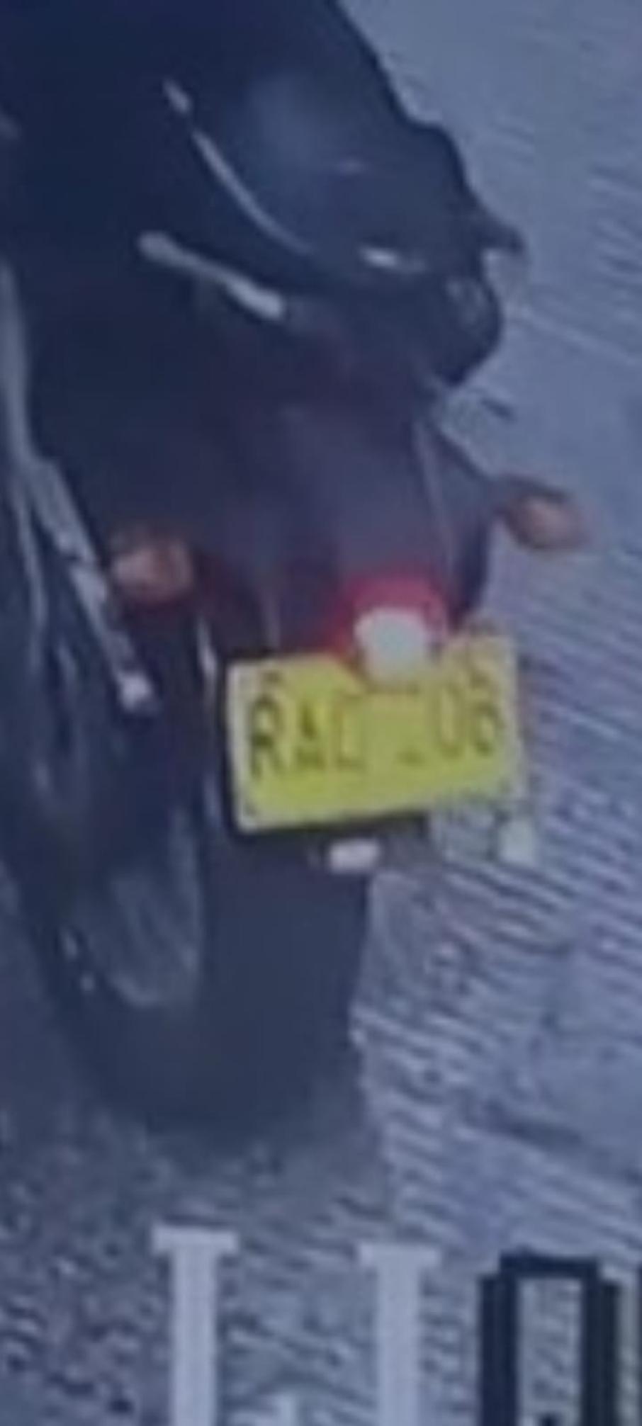 Placa motocicleta