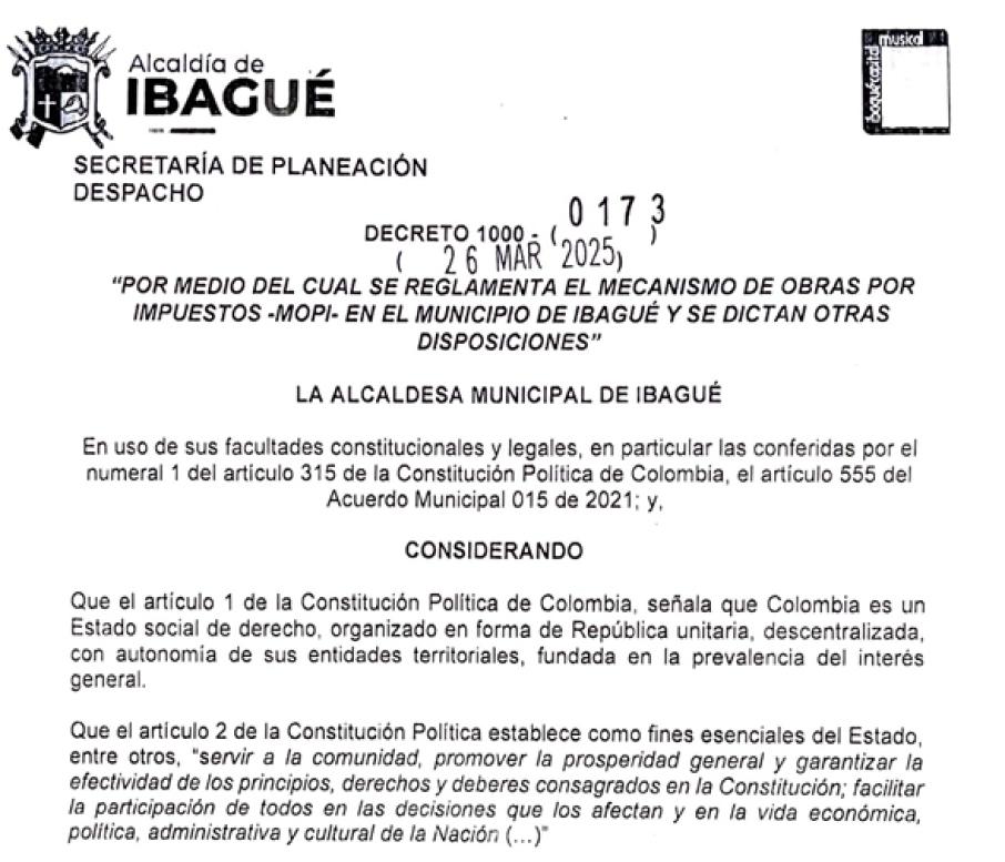 Decreto 0173