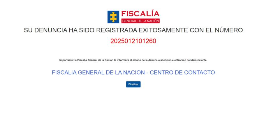 Denuncia fiscalía