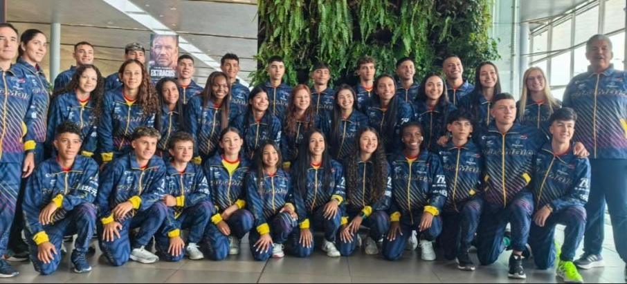 Selección Colombia de Patinaje de Velocidad que competirá en Italia