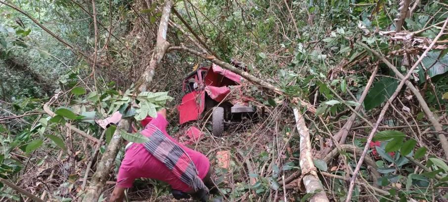 Campero accidentado