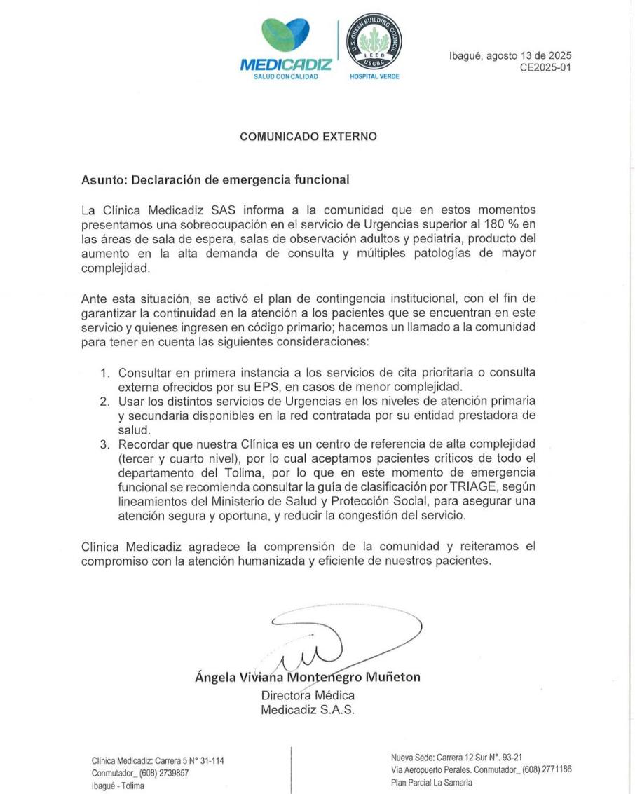 Comunicado