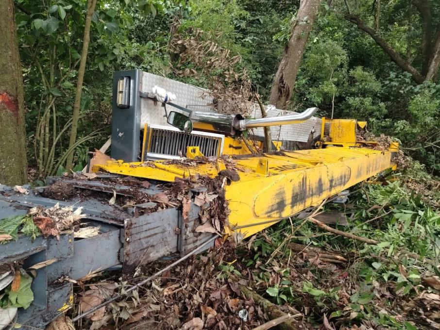 Accidente grúa