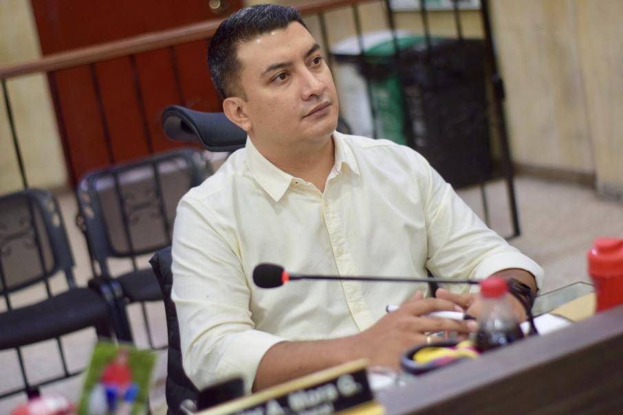 Concejal Javier Mora.