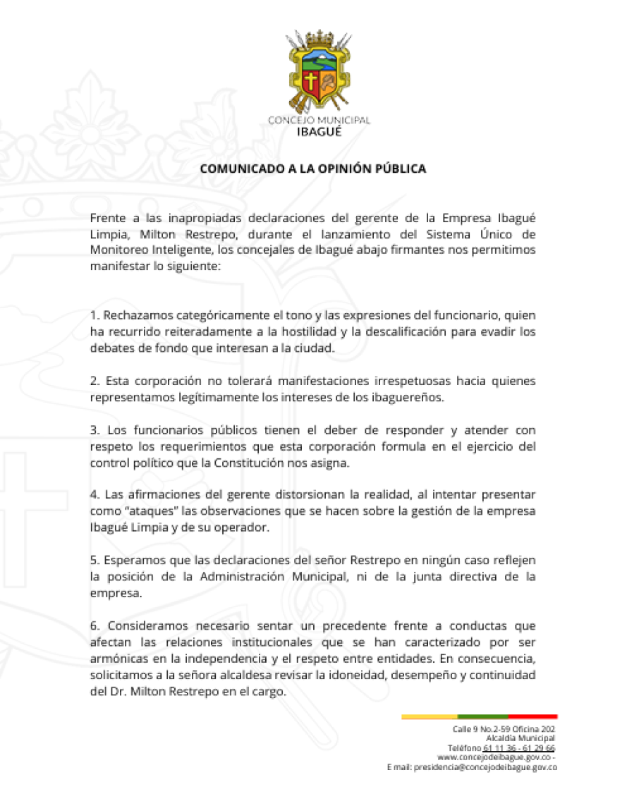 Comunicado