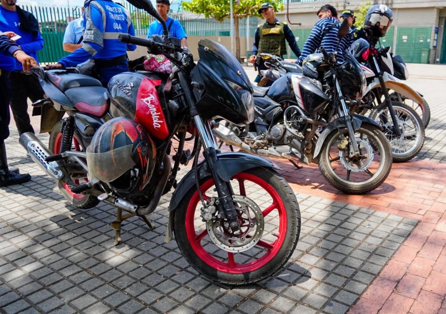 Motos inmovilizadas