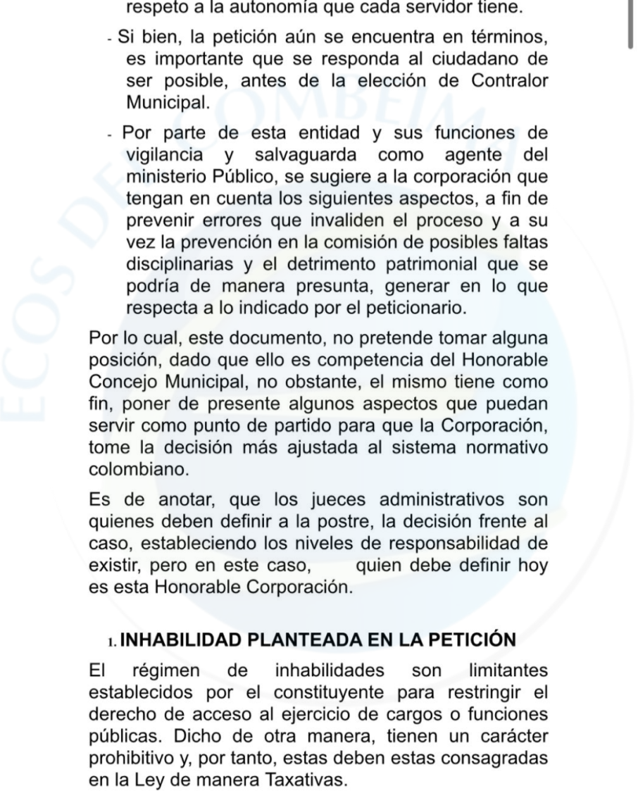 Fragmento del documento. 