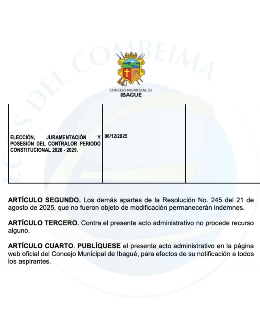 selección contralor de ibagué