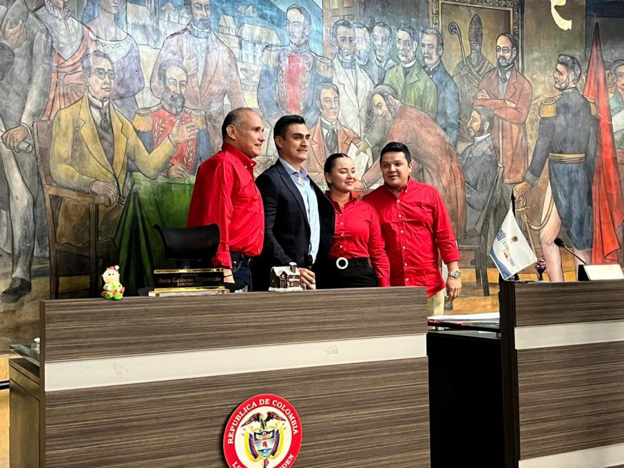 Primer vicepresidente concejal Carlos Beltran.