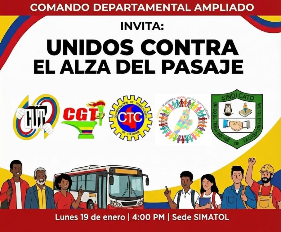 protestas tarifas de buses ibagué