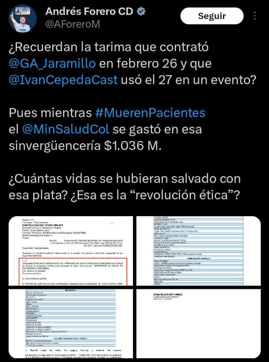 Twitter Andrés Forero