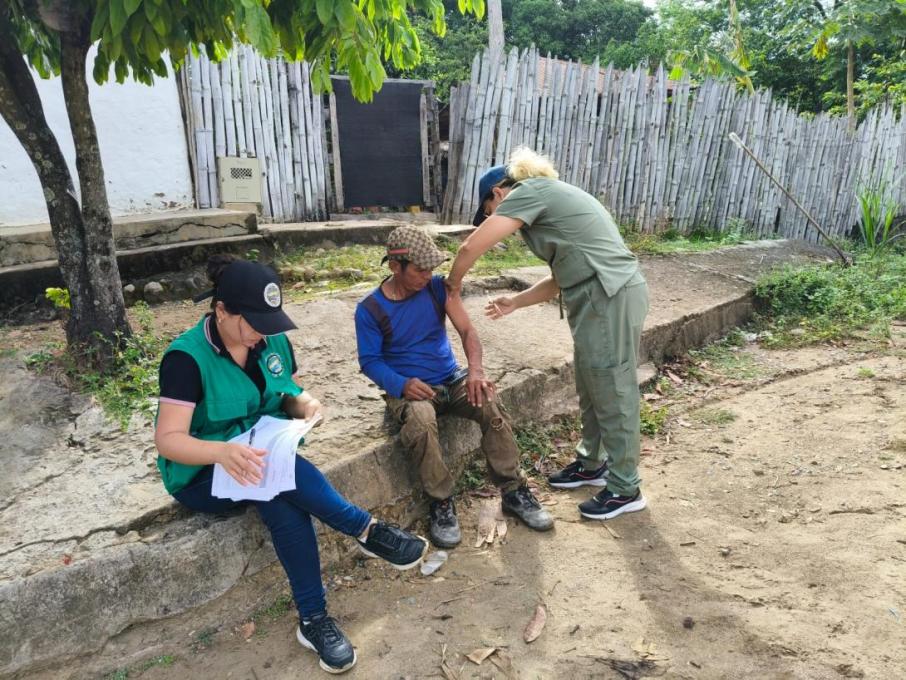 Vacunación en el departamento del Tolima