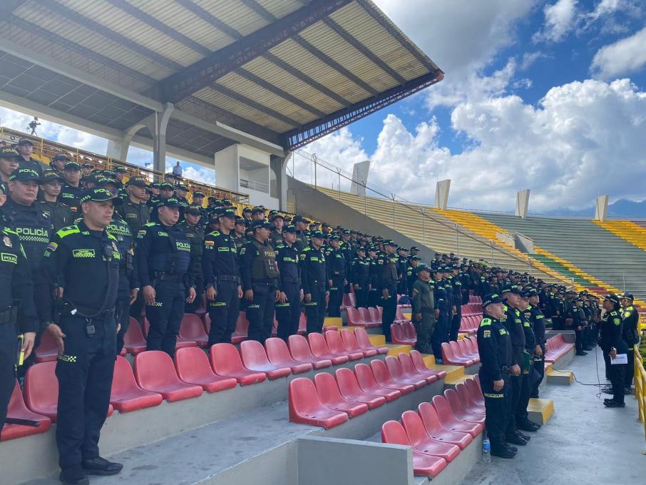 Más de 1.000 uniformados custodiarán seguridad de los aficionados