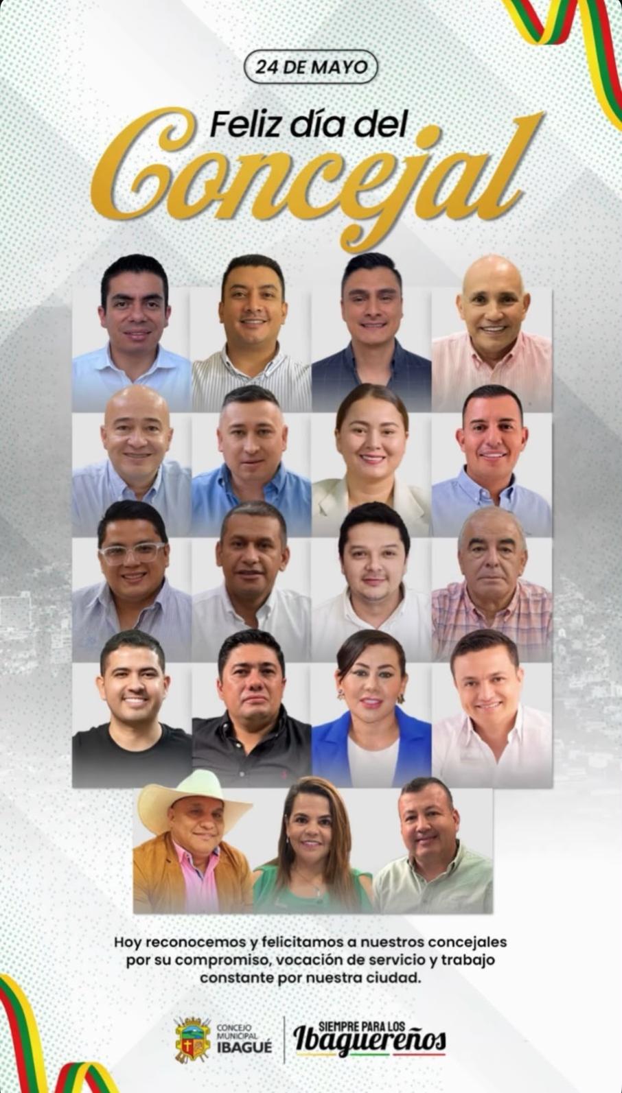 Felicitación día del concejal
