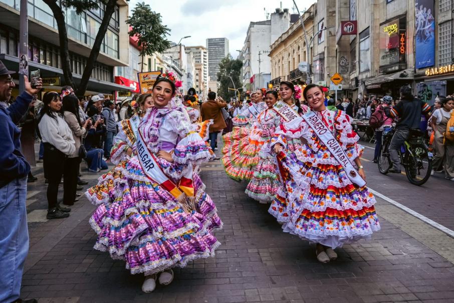 Inauguración Festival Folclórico en Bogotá