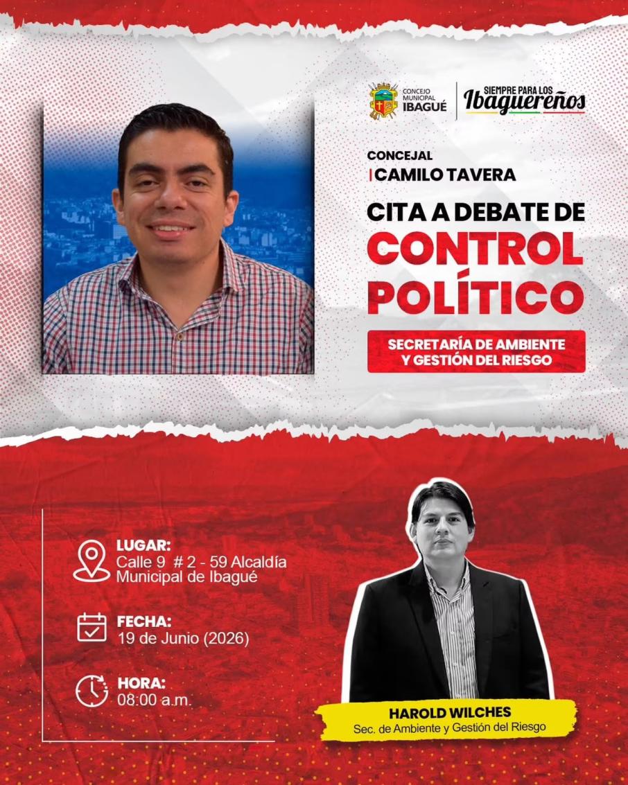 Debate de control político 