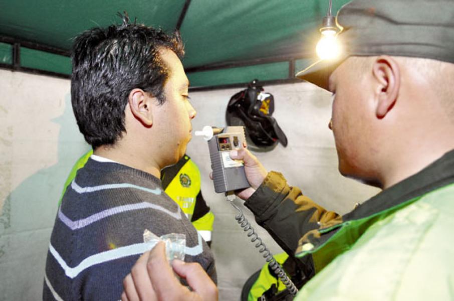Prueba de alcohosensor