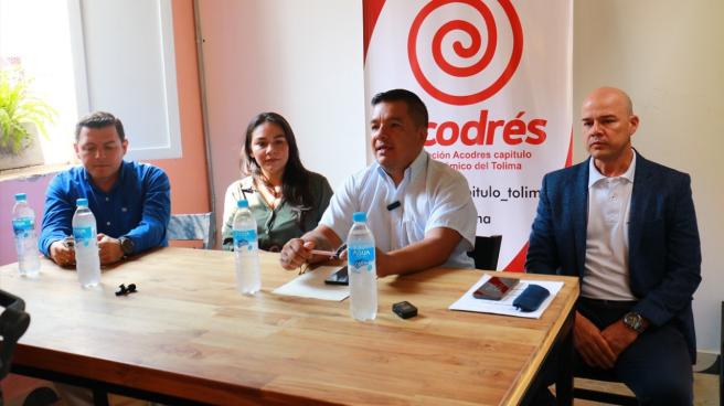 Acodrés Capítulo Tolima se reactivó - rueda de prensa