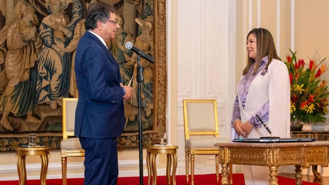 Petro y la fiscal Camargo