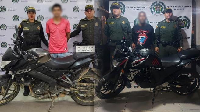 Receptación 2 motos