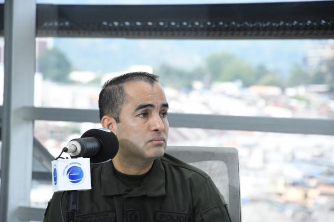 Óscar Acosta, comandante Operativo de la Metib