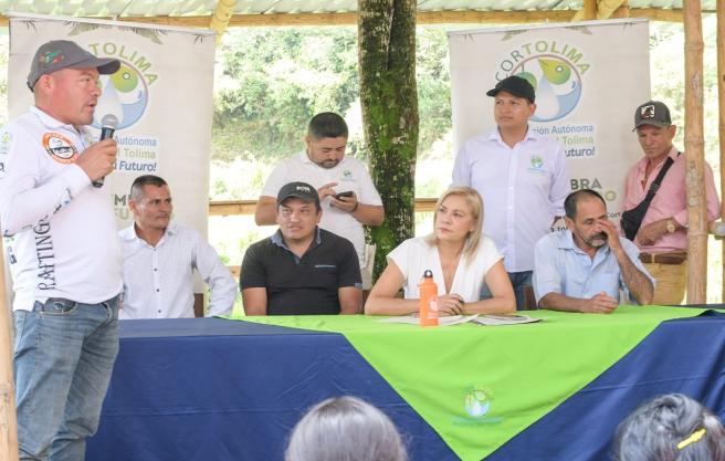 Cortolima en Coello Cocora 2024 julio 11