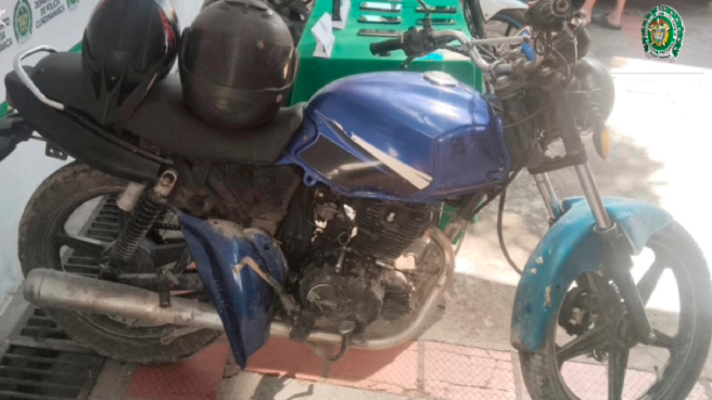 Moto robada flandes