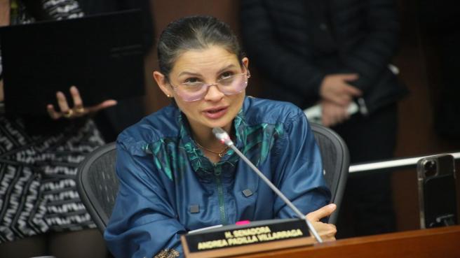 Andrea Padilla, senadora.