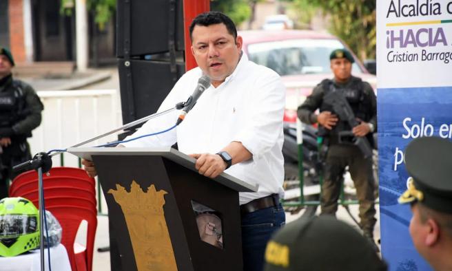 Cristhian Barragan, exalcalde de Purificacion