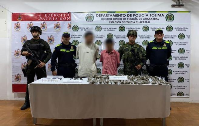 Capturados microtráfico