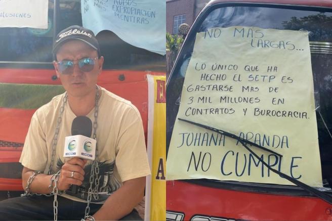 Los conductores señalan que continuaran hasta tener una respuesta satisfactoria.