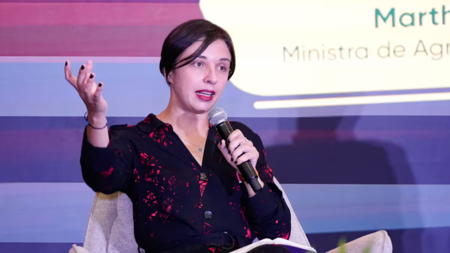 Martha Carvajalino, ministra de Agricultura.