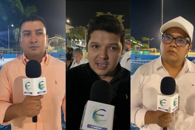 Los cabildantes hicieron presencia en el acto de inauguración. 