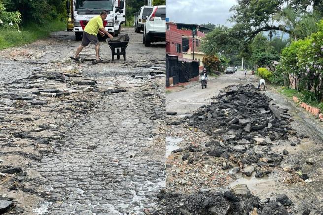 La comunidad solicita la intervención de las vías cuanto antes. 