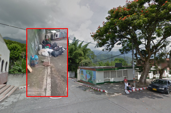 El hombre registró en video la problemática. 