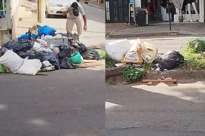 basuras en la calles de Ibagué.