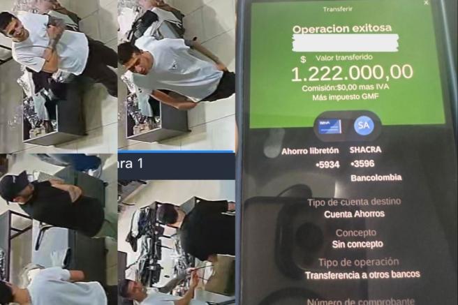 cámaras de seguridad. 