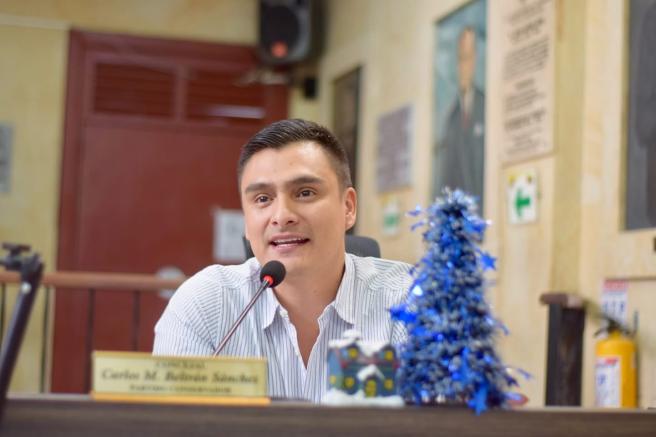 Concejal Carlos Beltrán 